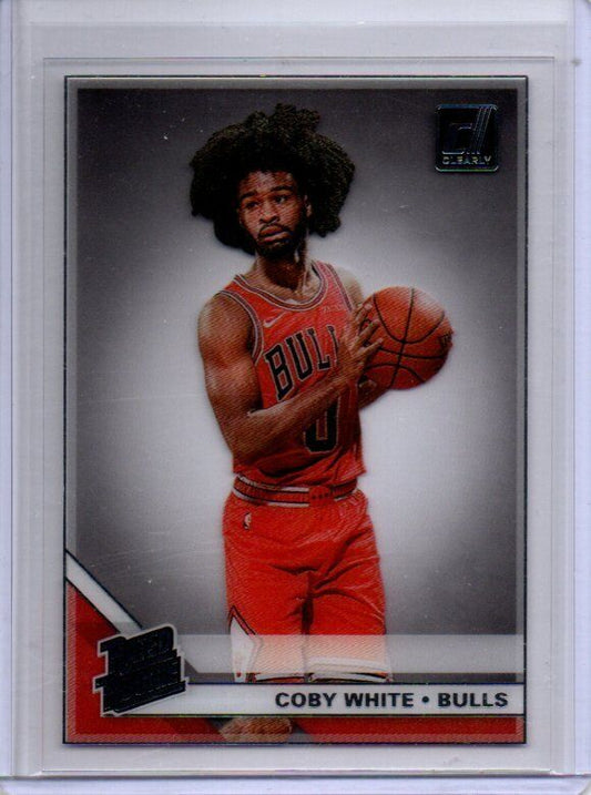 COBY WHITE 2019-20 PANINI CLEARLY DONRUSS TRUE ROOKIE RC #56