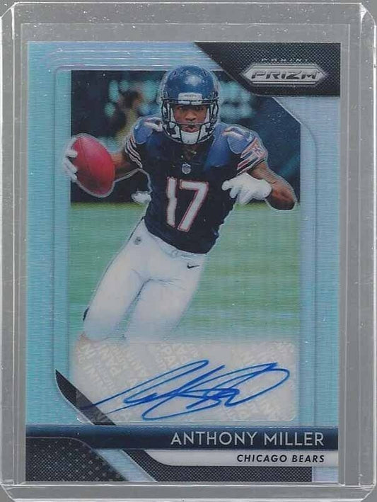ANTHONY MILLER 2018 PANINI PRIZM SILVER PRIZM CHICAGO BEARS AUTO RC