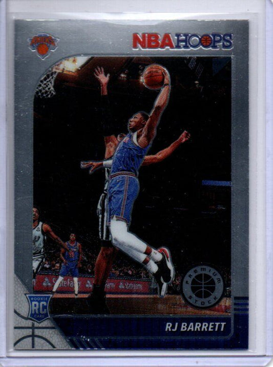 RJ BARRETT 2019-20 PANINI NBA HOOPS PREMIUM STOCK TRUE ROOKIE RC #201