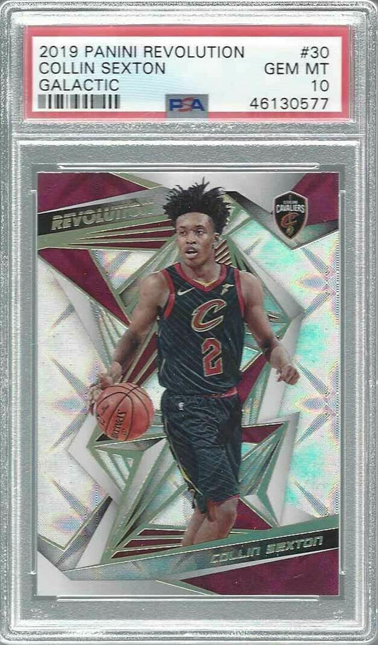 COLLIN SEXTON 2019 PANINI REVOLUTION GALACTIC SSP #30 PSA 10 GEM MINT POP 1/1