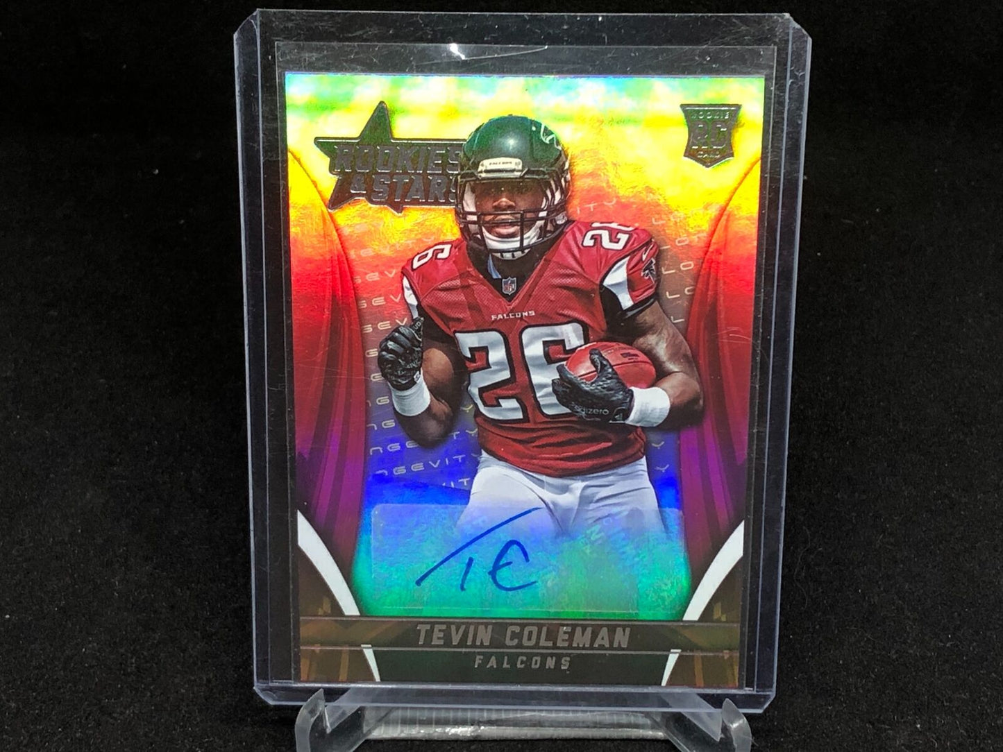 TEVIN COLEMAN 2015 PANINI ROOKIES & STARS LONGEVITY AUTO RC