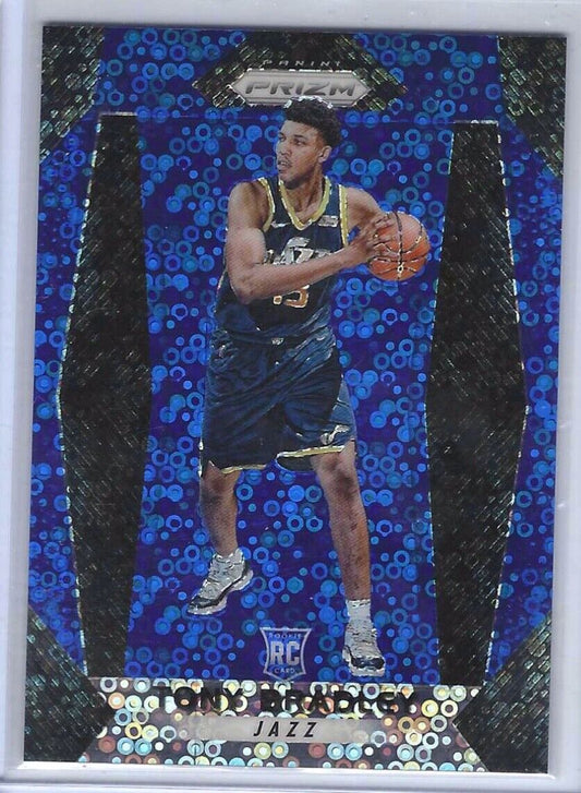 TONY BRADLEY 2017-18 PANINI PRIZM BLUE FAST BREAK DISCO ROOKIE RC #D 044/175