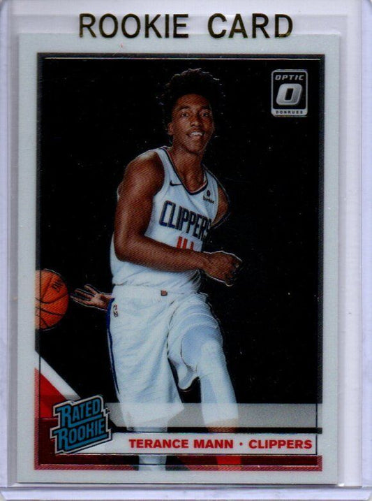 TERANCE MANN 2019-20 PANINI DONRUSS OPTIC TRUE ROOKIE RC #165