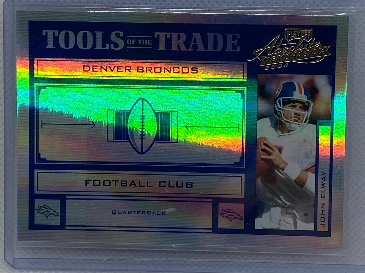 JOHN ELWAY 2004 DONRUSS PLAYOFF ABSOLUTE MEMORABILIA TOOLS OF THE TRADE #D 08/10