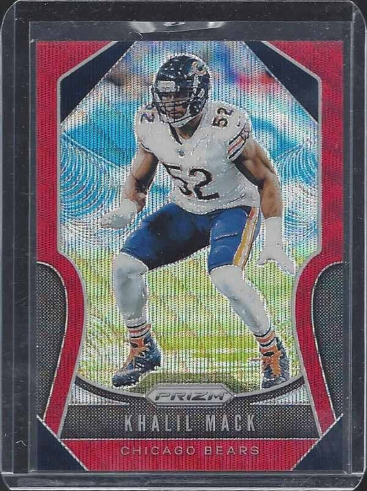 KHALIL MACK 2019 PANINI PRIZM RUBY RED WAVE PRIZMS #D 56/149