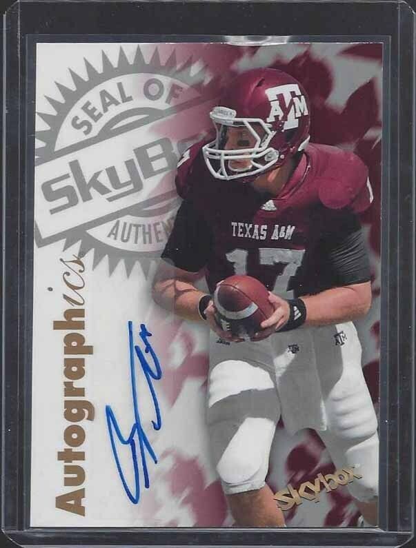 RYAN TANNEHILL 2012 FLAIR RETRO SKYBOX AUTOGRAPHICS ROOKIE AUTO RC