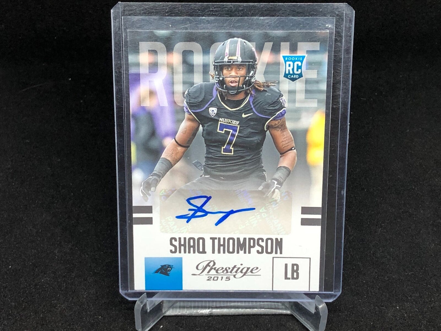 SHAQ THOMPSON 2015 PANINI PRESTIGE AUTO RC # 284