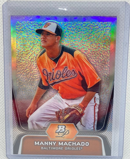 MANNY MACHADO 2013 TOPPS BOWMAN PLATINUM REFRACTOR PROSPECT #BPP23