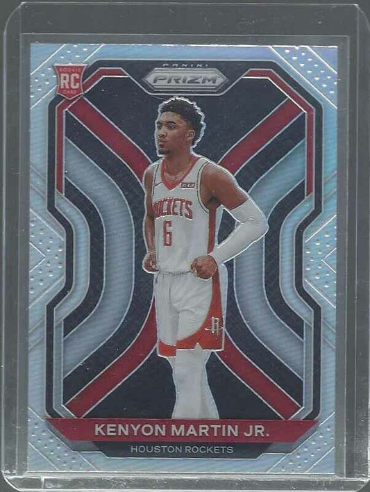 KENYON MARTIN JR 2020-21 PANINI PRIZM SILVER PRIZM ROOKIE RC SP #265