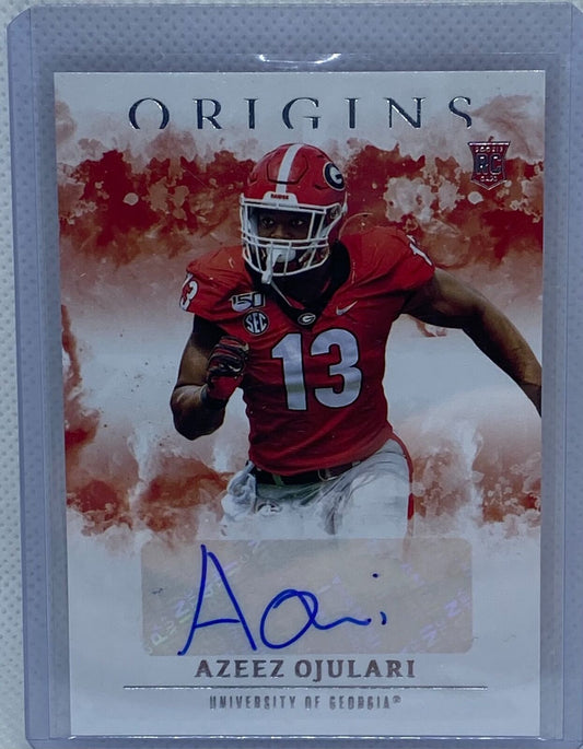 AZEEZ OJULARI 2021 PANINI CHRONICLES ORIGINS DRAFT PICKS AUTO RC # OA-AZO