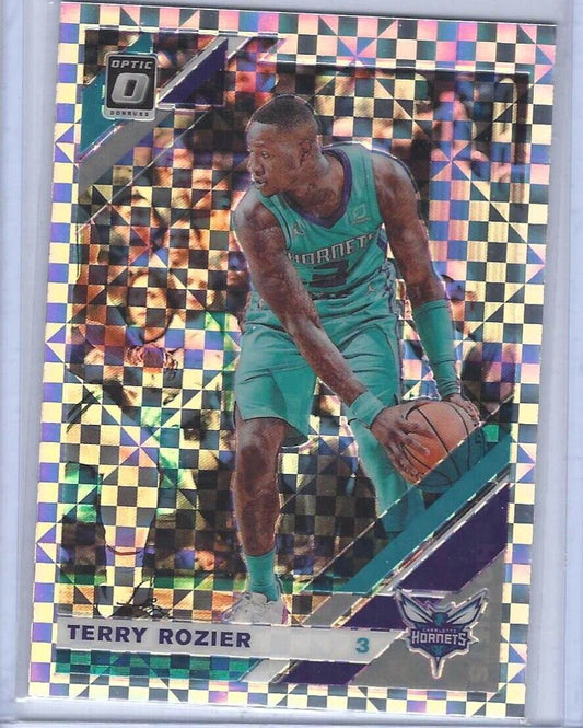 TERRY ROZIER 2019-20 DONRUSS OPTIC CHECKERBOARD HOLO SSP RC #4