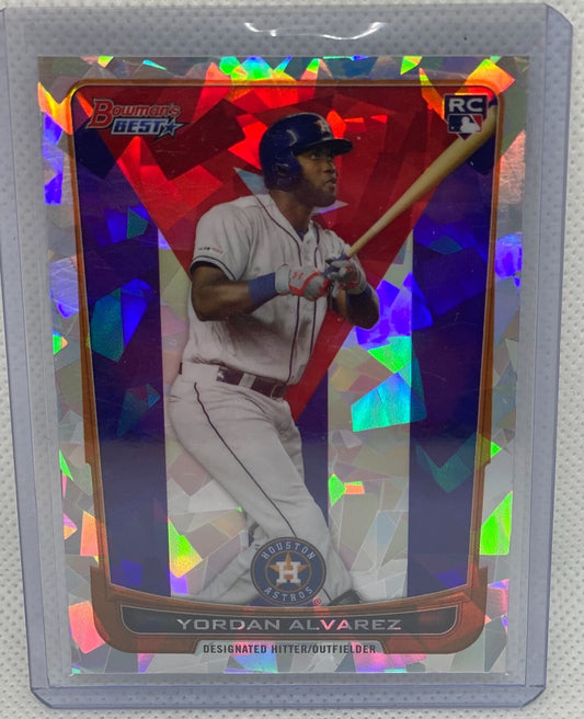 YORDAN ALVAREZ 2020 BOWMANS BEST DECADE'S BEST ATOMIC REFRACTOR RC #DB-5