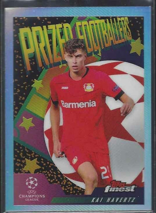 KAI HAVERTZ 2019-20 TOPPS FINEST CHAMPIONS LEAGUE PRIZED FOOTBALLERS REFRACTOR