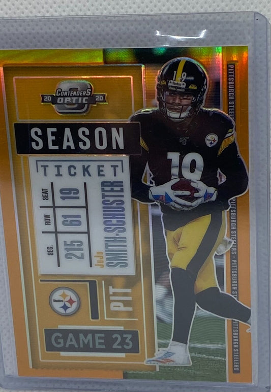 JUJU SMITH-SCHUSTER 2020 PANINI OPTIC CONTENDERS SEASON TICKET ORAN HOLO #D /50