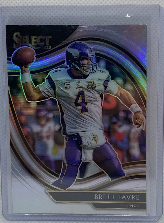 BRETT FAVRE 2020 PANINI SELECT FEILD LEVEL SILVER PRIZM #310