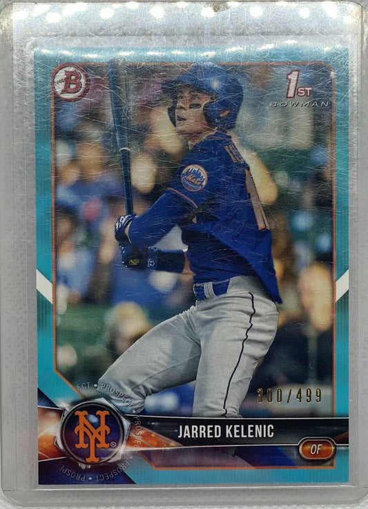 JARRED KELENIC 2018 BOWMAN 1ST PROSPECT SKY BLUE RC #D 300/499