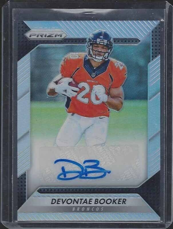 DEVONTAE BOOKER 2016 PANINI PRIZM SILVER PRIZM DENVER BRONCOS AUTO RC