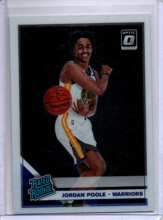 JORDAN POOLE 2019-20 PANINI DONRUSS OPTIC TRUE ROOKIE RC #169