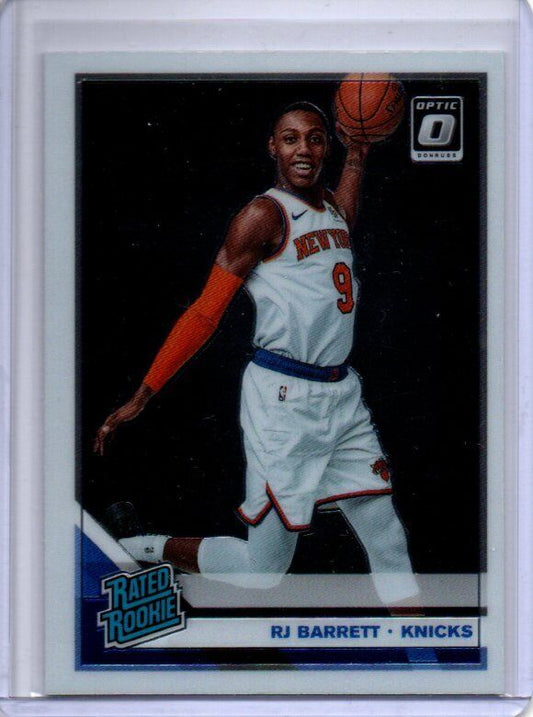RJ BARRETT 2019-20 PANINI DONRUSS OPTIC TRUE RATED ROOKIE RC #178