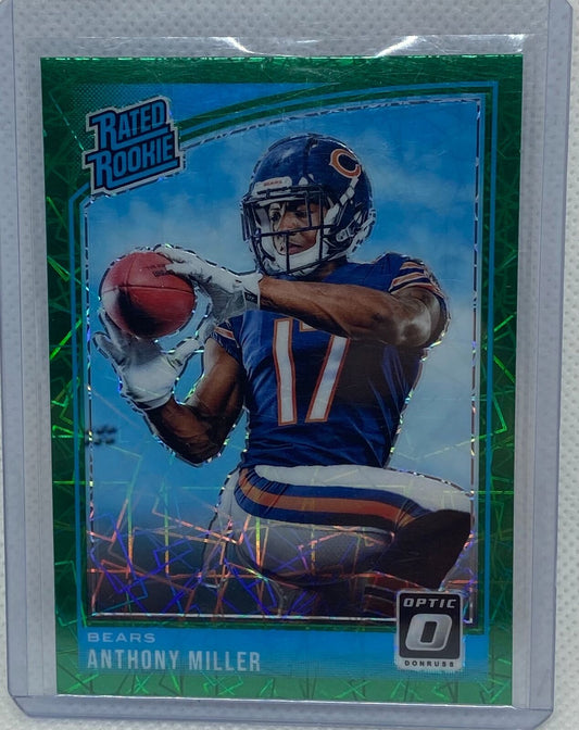 ANTHONY MILLER 2018 PANINI DONRUSS OPTIC GREEN VELOCITY HOLO SP PRIZM #164
