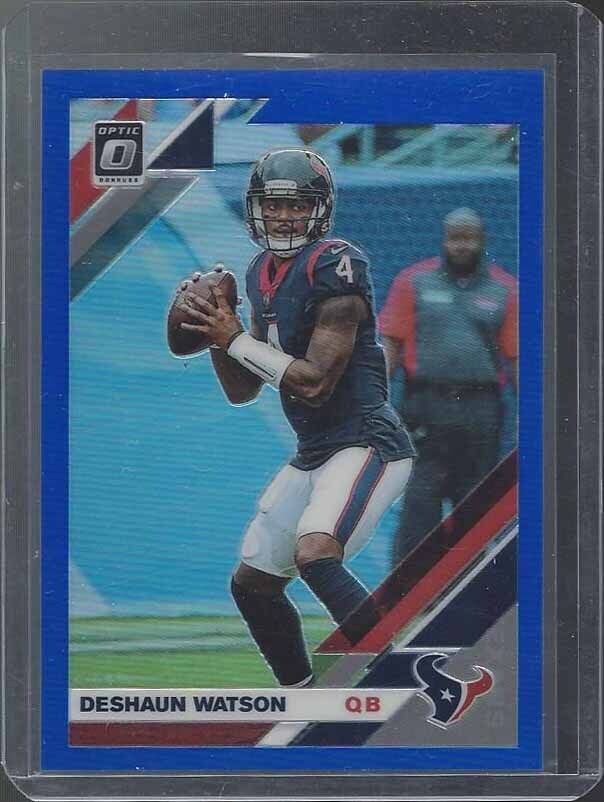DESHAUN WATSON 2019 PANINI OPTIC BLUE HOLO #D 112/150