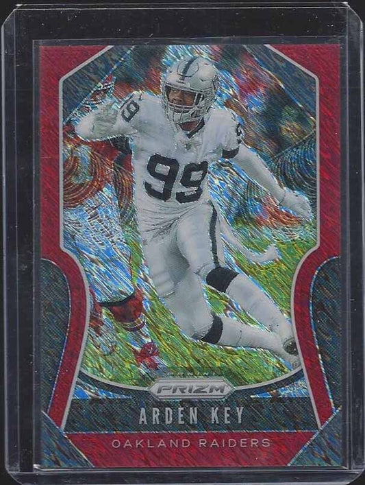 ARDEN KEY 2019 PANINI PRIZM RED SHIMMER FIRST OFF THE LINE PRIZMS #D 7/15