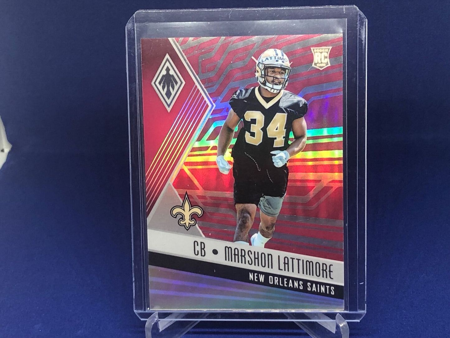 MARSHON LATTIMORE 2017 PANINI PHOENIX PINK PRIZM RC ROOKIE #D 53/199