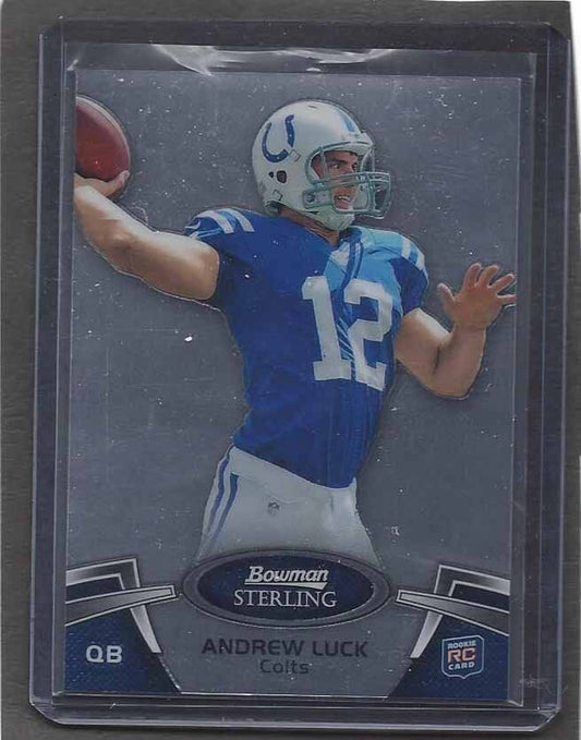 ANDREW LUCK 2012 BOWMAN STERLING COLTS TRUE ROOKIE RC #100