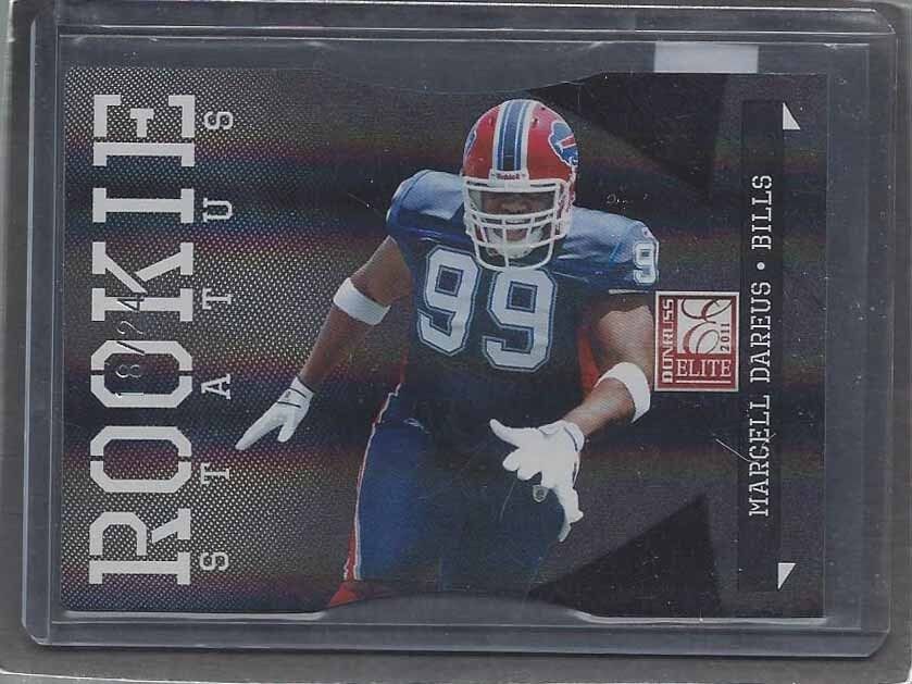 MARCELL DAREUS 2011 DONRUSS ELITE STATUS BLACK DIE CUT ROOKIE RC #D 18/24