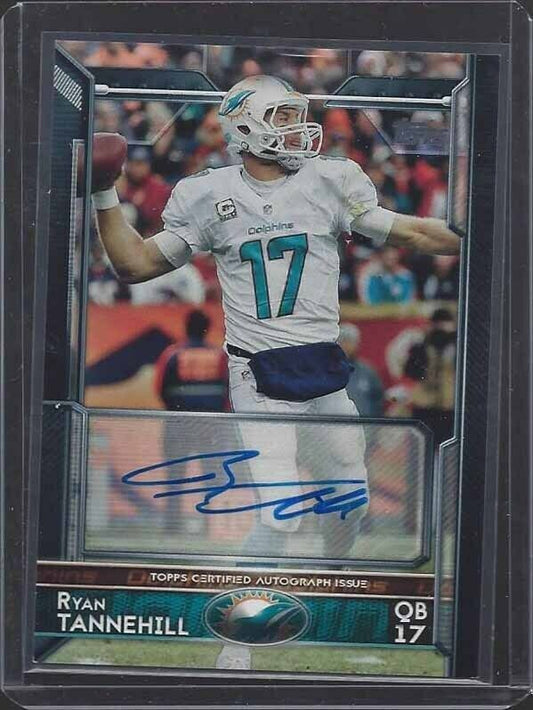 RYAN TANNEHILL 2015 TOPPS PHOTO VARIATION SP SHORT PRINT AUTO RARE #198
