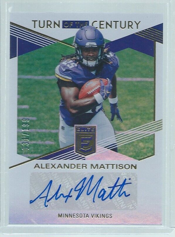 ALEXANDER MATTISON 2019 DONRUSS ELITE TURN OF THE CENTURY AUTO RC #D 31/199