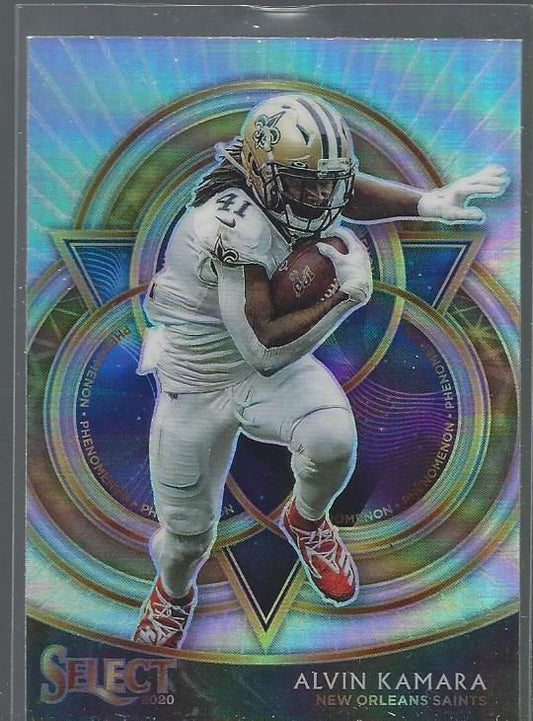 ALVIN KAMARA 2020 PANINI SELECT PHENOMENON SILVER PRIZM #9