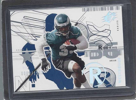 BRIAN WESTBROOK 2002 SPX EAGLES TRUE ROOKIE RC #D 88/1500