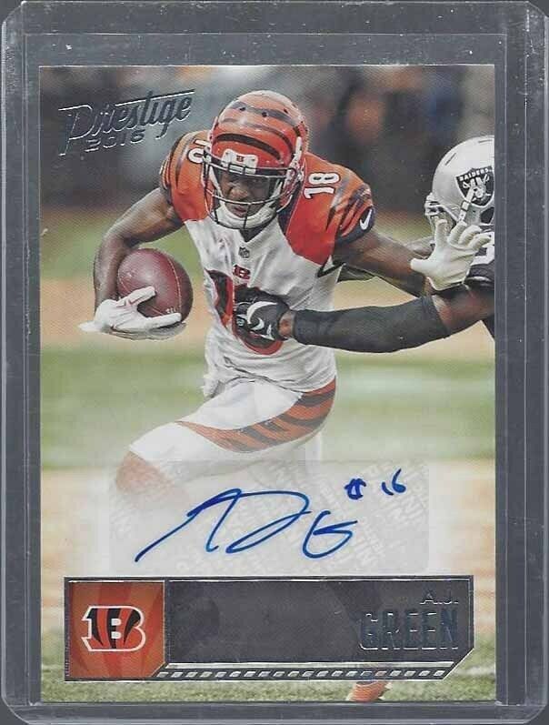 A.J. GREEN 2016 PRESTIGE SP BENGALS AUTO #1