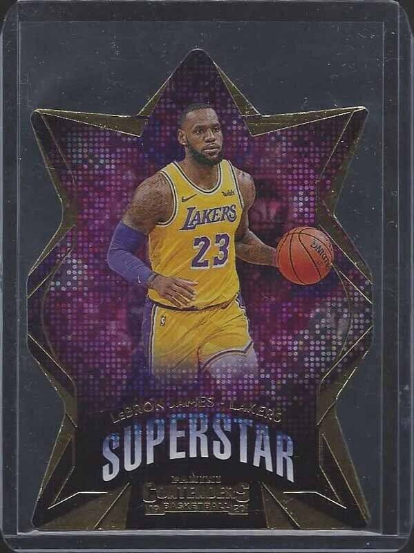 LEBRON JAMES 2019-20 CONTENDERS SUPERSTAR DIE CUT SP SPECKLE #1