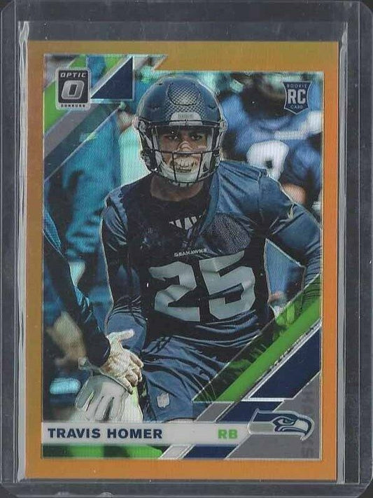 TRAVIS HOMER 2019 DONRUSS OPTIC ORANGE HOLO RATED ROOKIE RC #D 10/199