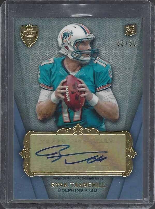 RYAN TANNEHILL 2012 TOPPS SUPREME BLUE ROOKIE AUTO RC #D 33/50
