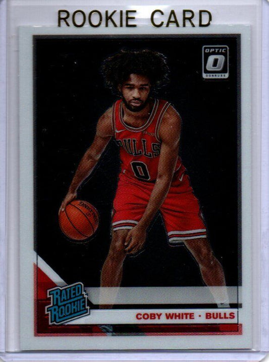 COBY WHITE 2019-20 PANINI DONRUSS OPTIC TRUE ROOKIE RC #180