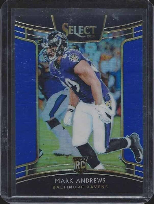 MARK ANDREWS 2018 PANINI SELECT BLUE PRIZM ROOKIE RC #D 46/175