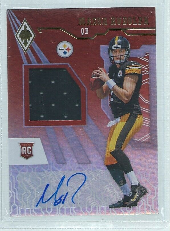 MASON RUDOPH 2018 PANINI PHOENIX JERSEY AUTO RED RC #D 80/199