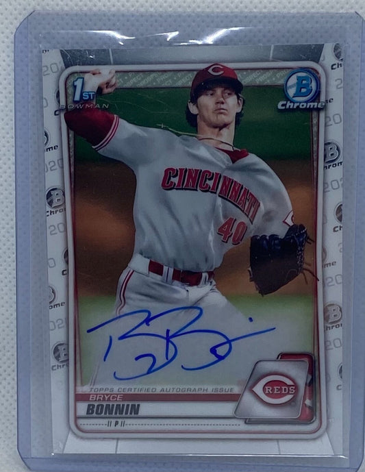 BRYCE BONNIN 2020 TOPPS 1ST BOWMAN CHROME PROSPECTS ON CARD AUTO #CDA-BB