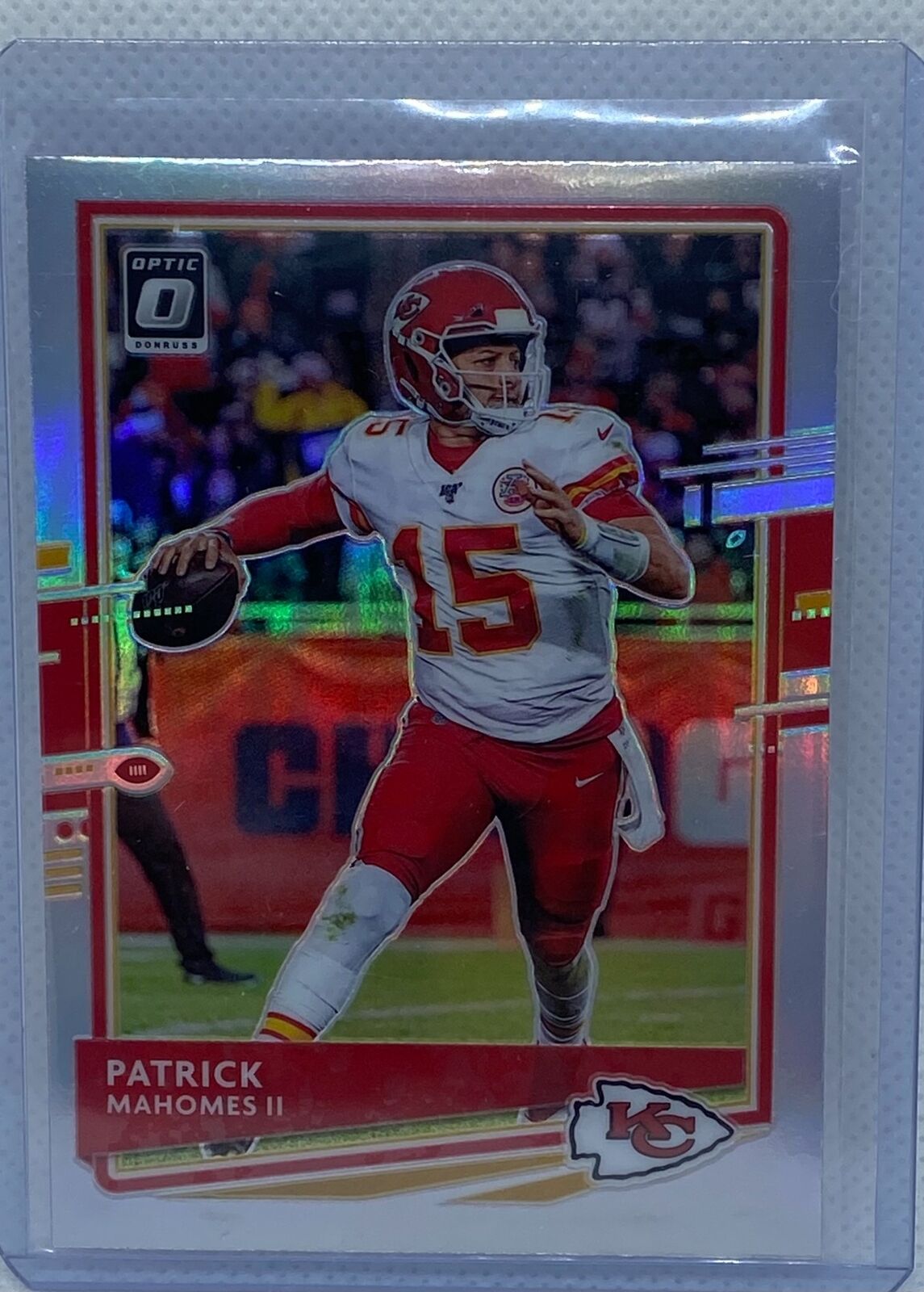 PATRICK MAHOMES II 2020 PANINI SILVER HOLO PRIZM #1