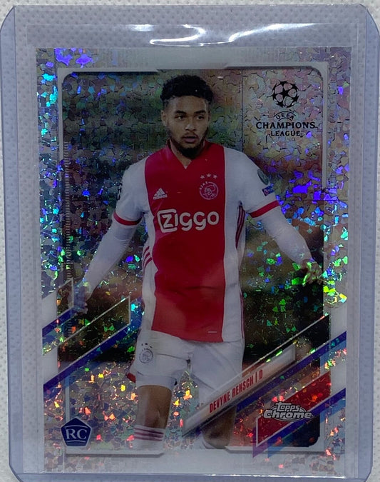 DEVYNE RENSCH 2020-21 TOPPS CHROME LEAGUE CHAMPIONS SPECKLE DIAMOND REFRACTOR RC