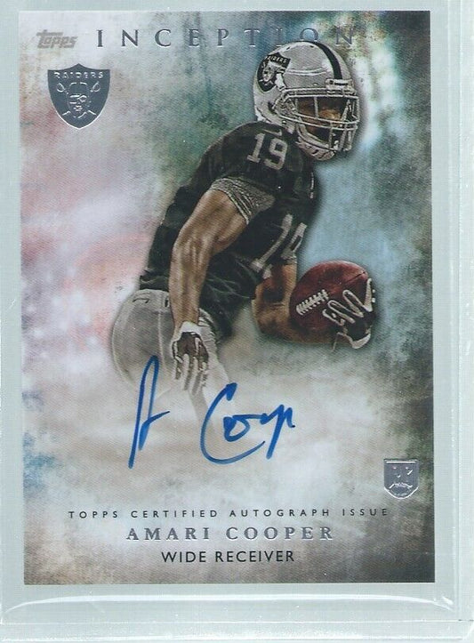 AMARI COOPER 2015 TOPPS INCEPTION ON CARD ROOKIE AUTO RC