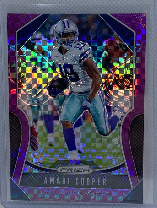 AMARI COOPER 2019 PANINI PRIZM PURPLE POWER PRIZM #D 44/49