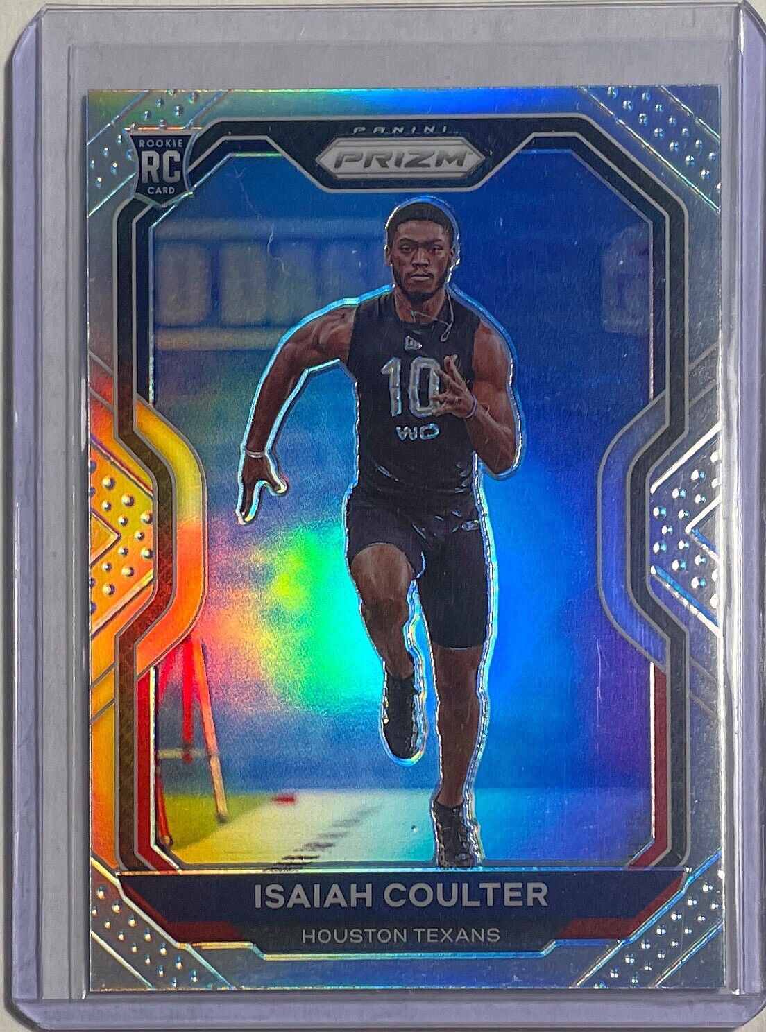 ISAIAH COULTER 2020 PANINI PRIZM SILVER PRIZMS ROOKIE RC #395