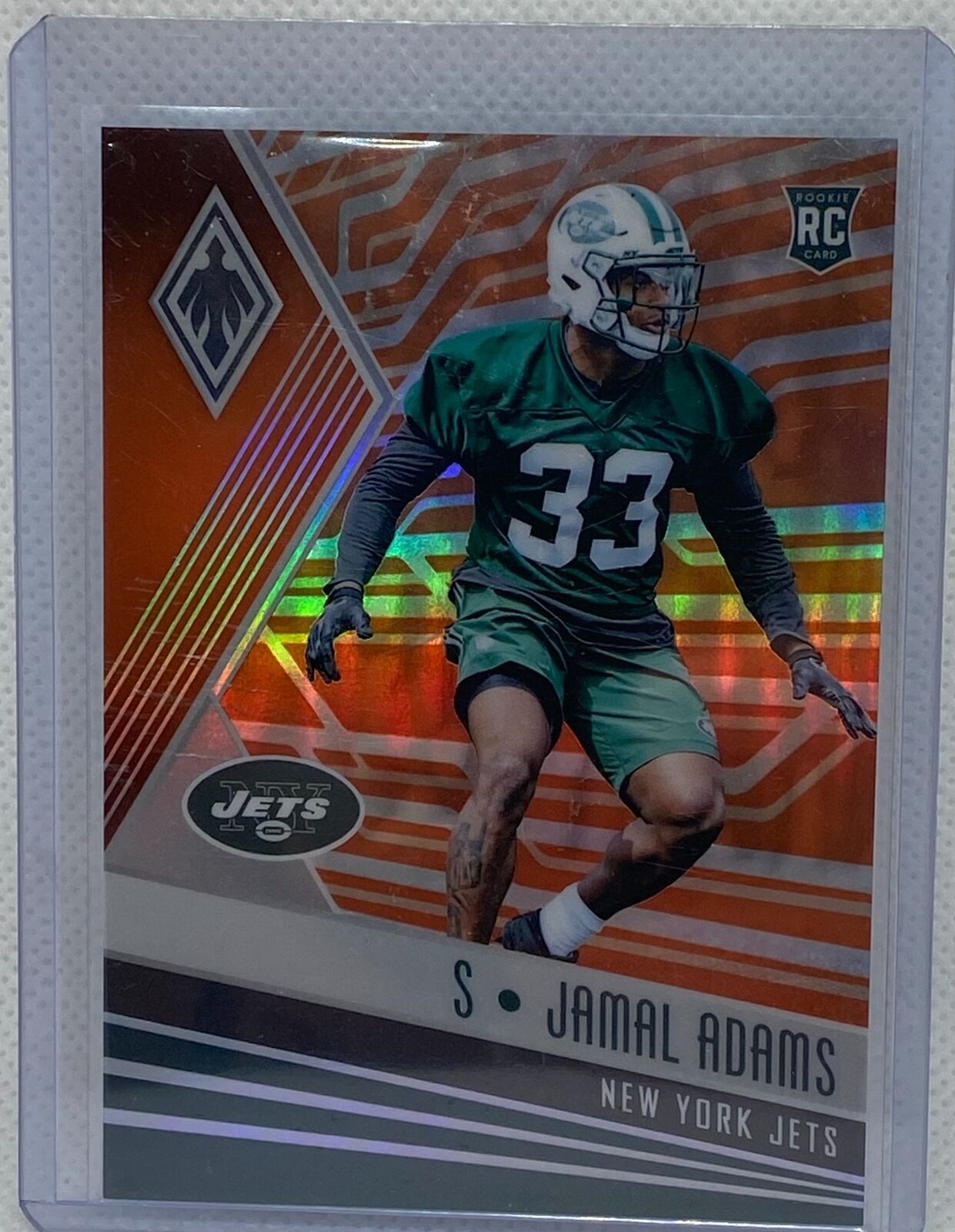 JAMAL ADAMS 2017 PANINI PHOENIX ORANGE PRIZM RC #D 95/99
