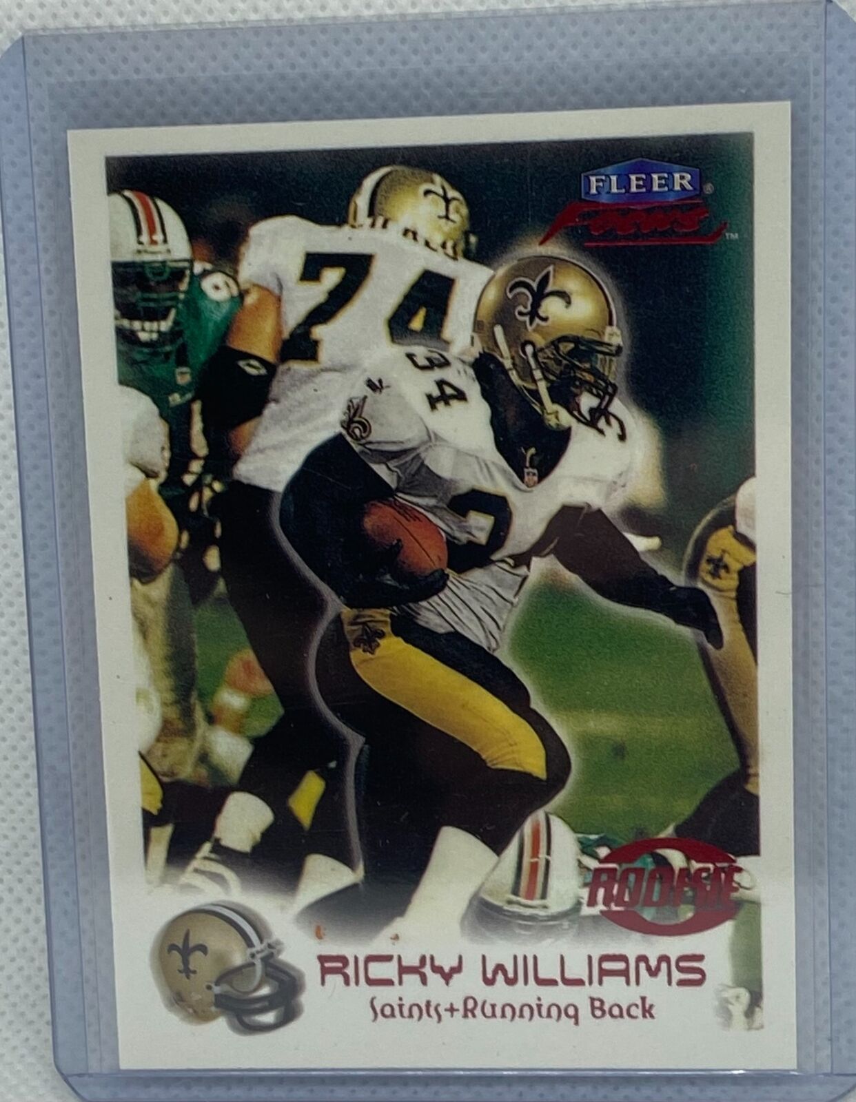 RICKY WILLIAMS 1999 FLEER FOCUS RED RC #D 127/2500