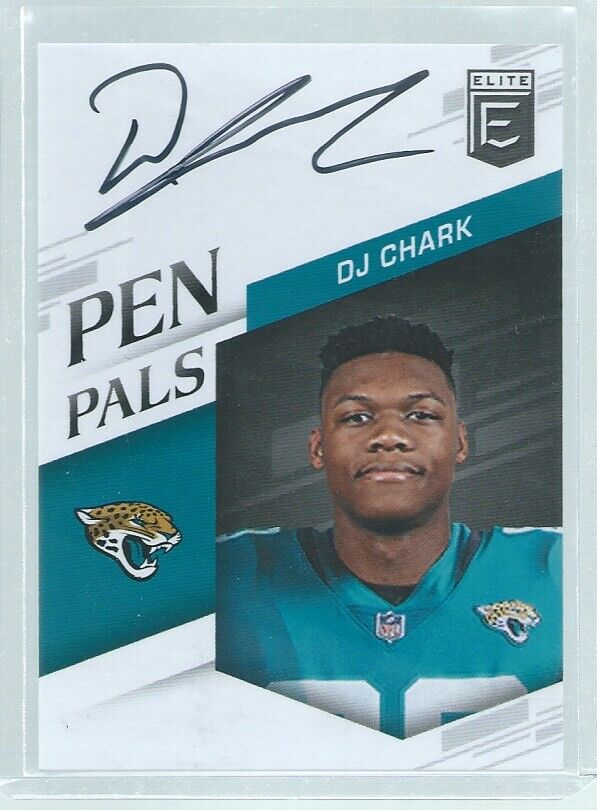 DJ CHARK 2018 PANINI ELITE PEN PALS ON-CARD AUTO RC