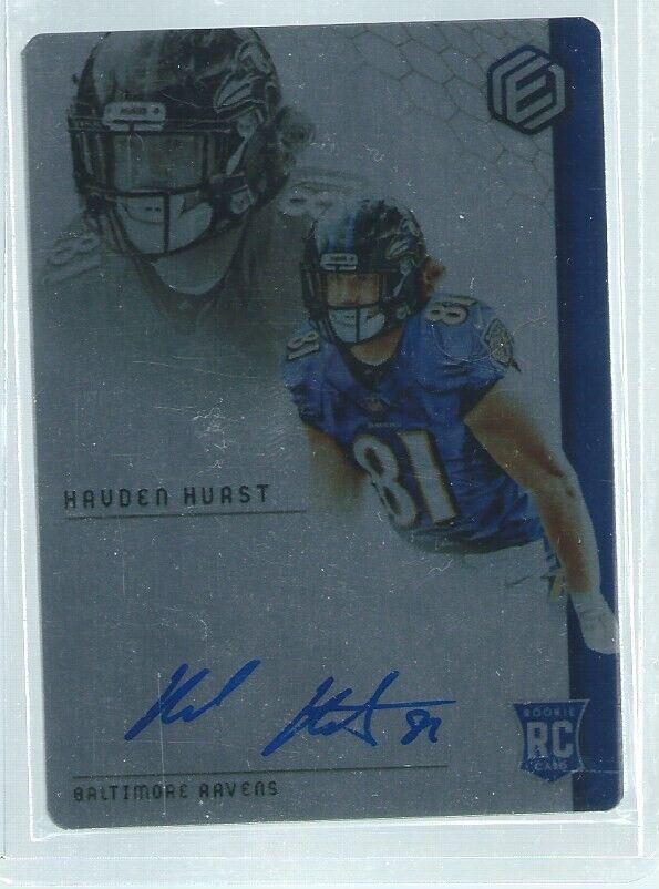 HAYDEN HURST 2018 PANINI ELEMENTS ON CARD AUTO RC #D 158/188